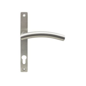 SP04 narrow plate uPVC door handle 70mm for slim profile doors
