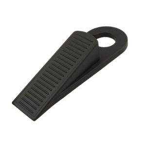 Security rubber door stop wedge with hook design