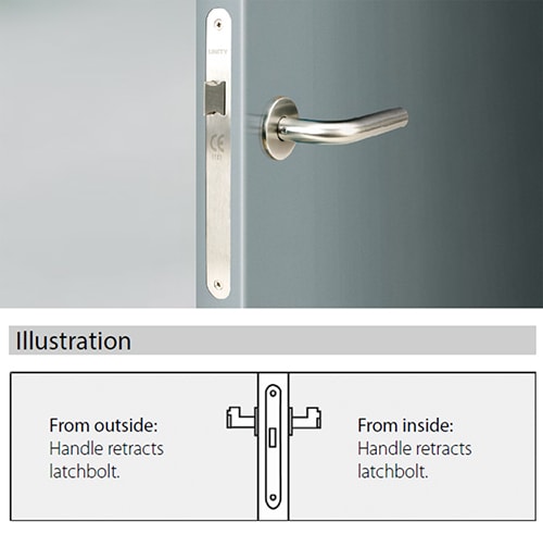 Falcon LM101 Mortise Passage lock Right or Left Hand 