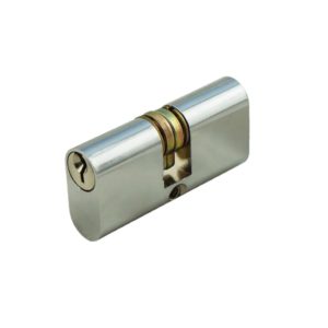 OCS-A201 oval euro profile cylinder aluminum housing & brass core