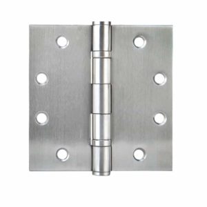 Mortise butt hinge 4” x 4” x 3mm – CE marked square corner ball bearing hinge