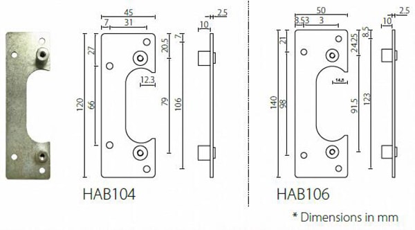 HAB10 series 180 degree concealed hinge with small size - Door Hinge - 2