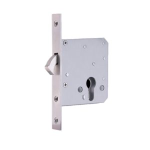 MLC106-55 sliding door lock with key cylinder design