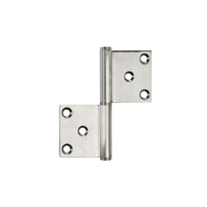 Satin stainless steel flag hinge 102mm*89mm*2mm for 40kg doors