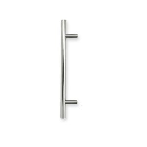 Stainless steel T bar pull handle with custom finish
