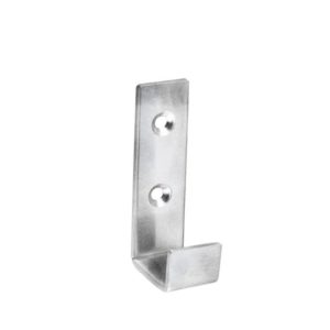 Surface mounted stainless steel coat hook CHS02