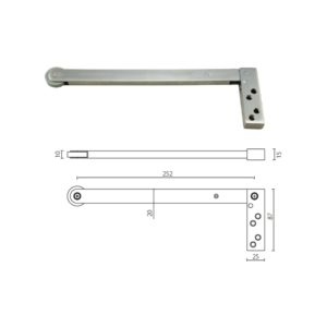 DCS01 door selector for fire or smoke doors