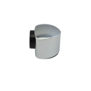 Latest modern decorative magnetic door stop with heart-shape design, bright chrome