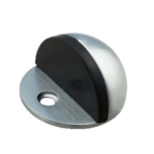 Stainless steel half moon door stop DSS01, floor mounted