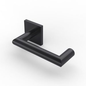 SR10SL109-BK matt black door handle for commercial or residential interior doors
