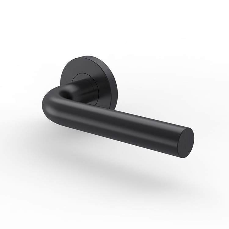 Modern matte black door handle​ - News - 4