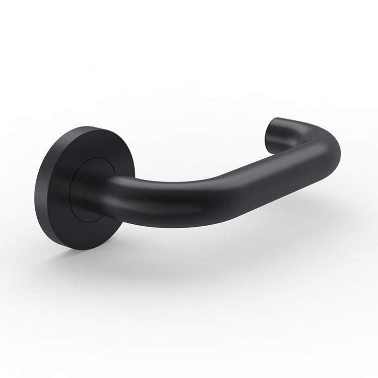 Modern matte black door handle​ - News - 9