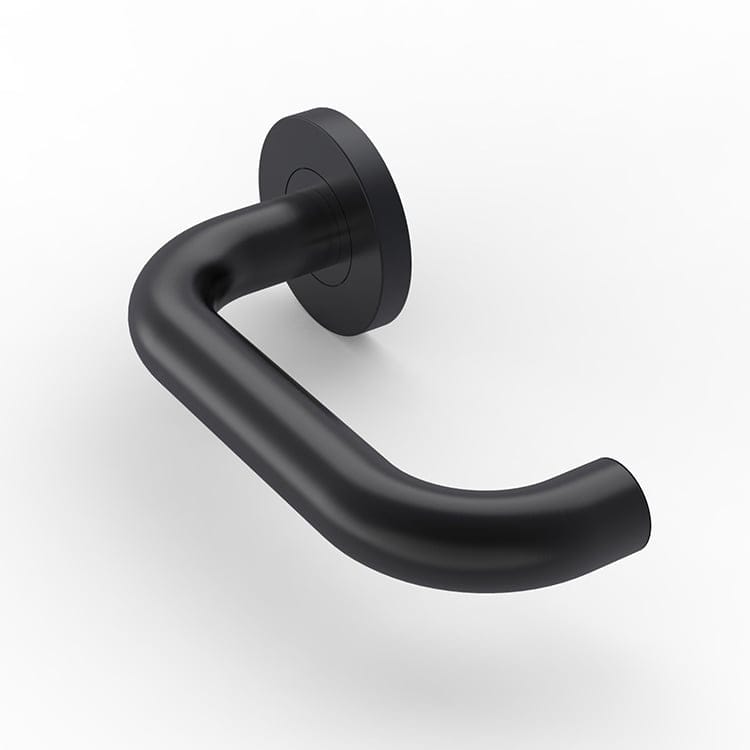 SR11SL102BK matte black door handles bulk order at factory price