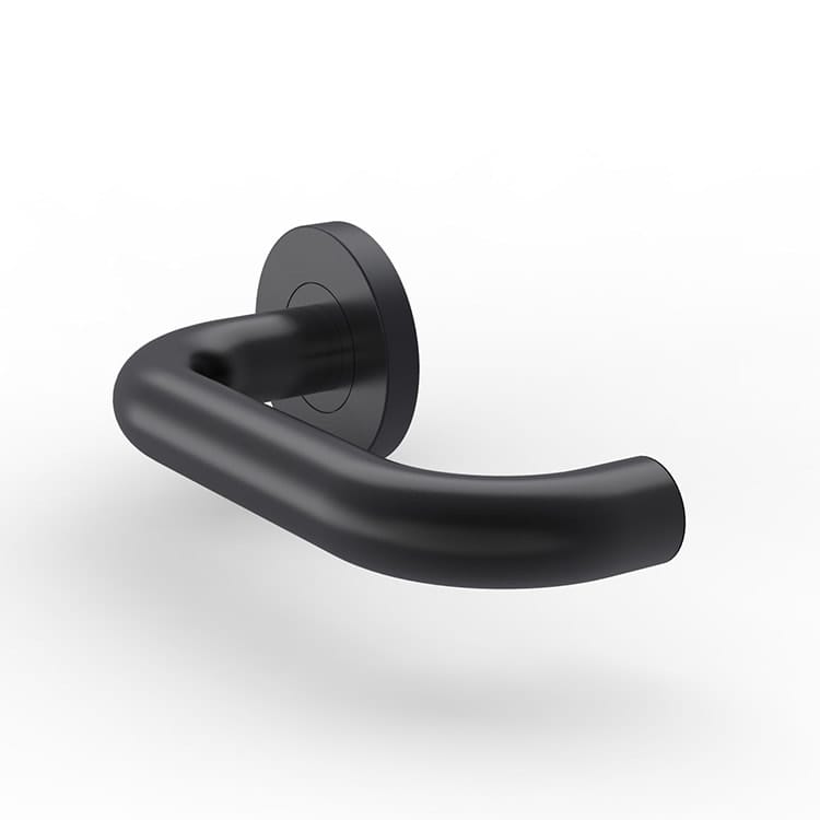 SR11SL102BK matte black door handles bulk order at factory price