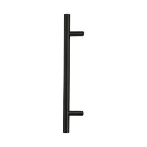 T bar matte black door pull handle with optional size