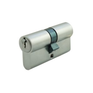 Pearl chrome security euro cylinder with custom spec