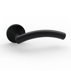 Modern Dummy Black Lever Handle For Interior Use,SR11SL104-BK