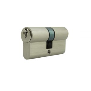 Satin nickel key alike euro cylinder, double/single type available